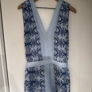 BCBG Blue Romper